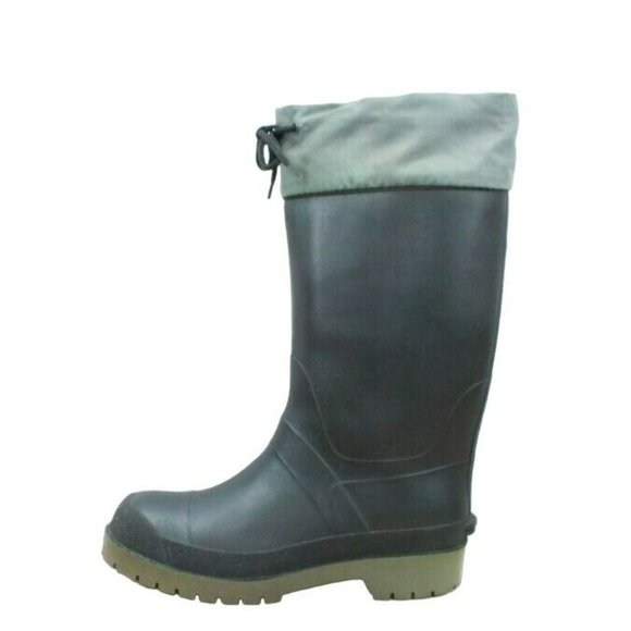L.L. Bean Other - LL Bean Black Rubber Mid Calf Waterproof Insulated Winter Boots Size 6